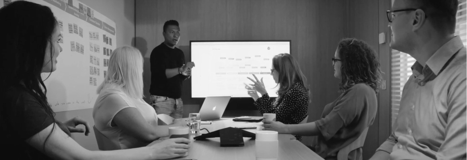 Naresh Shan facilitating a design workshop with a cross-functional team